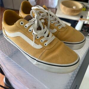 Vans Yellow and White Sneakers